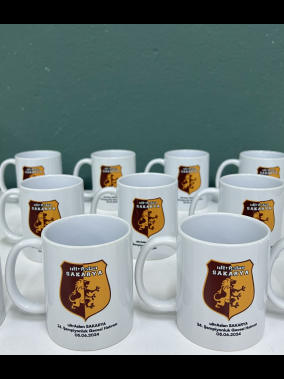 Porselen Süblimasyon Klasik Silindir Promosyon Kupa Bardak - Kutulu