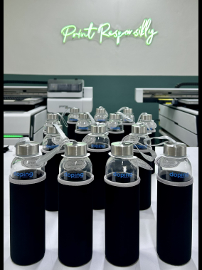 500 ml Kılıflı Cam Şişe