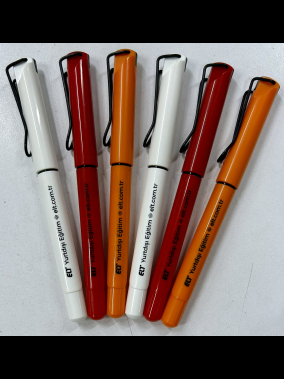 Plastik Kapaklı Jel Refilli Roller Kalem