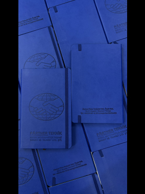13 x 21 cm Termo Deri Kapaklı Ekonomik Defter 160 Sayfa 60 gr Holmen İç Kağıt Çizgili
