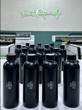 500 ml Geri Dönüştürülmüş Paslanmaz Çelik Termos Şişe - Çift Duvarlı