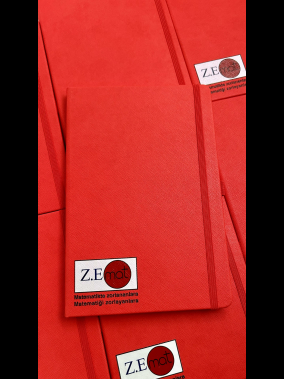 16 x 24 cm Suni Deri Sert Kapaklı Tarihsiz Defter 240 Sayfa 80 gr Ivory Krem İç Kağıt Kareli Kalem Tutuculu Lastikli