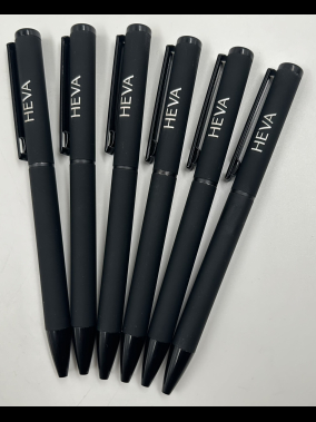 Çevirmeli Rubber Gövde Metal Tükenmez Kalem