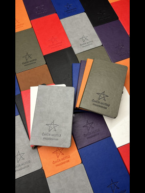 13 x 21 cm Termo Deri Kapaklı Ekonomik Defter 160 Sayfa 60 gr Holmen İç Kağıt Çizgili