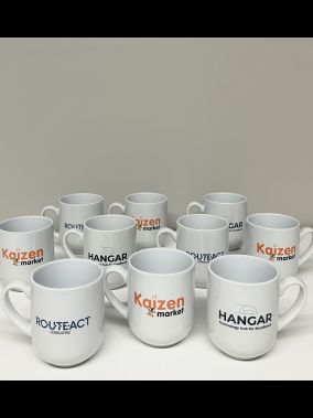 Porselen  Beyaz Bone Promosyon Kupa Bardak - Kutulu