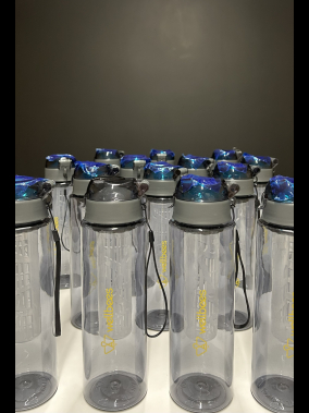 800 ML Detoks Filtreli Plastik Su Şişesi