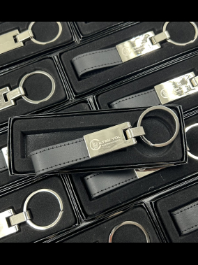 Tek Taraflı Suni Deri Metal Anahtarlık