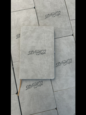 13 x 21 cm Termo Deri Kapaklı Ekonomik Defter 160 Sayfa 60 gr Holmen İç Kağıt Çizgili