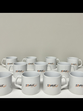 Porselen Süblimasyon Kısa Promosyon Kupa Bardak - Kutulu