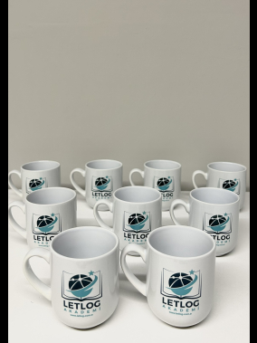 Porselen  Beyaz Bone Promosyon Kupa Bardak - Kutulu