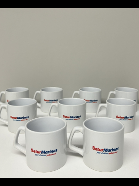 Porselen Süblimasyon Kısa Promosyon Kupa Bardak - Kutulu