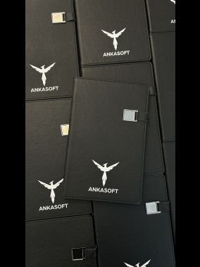 13 x 21 cm Termo Deri Kapaklı Manyetik Tokalı Defter 224 Sayfa 80 gr Ivory Krem İç Kağıt Çizgili