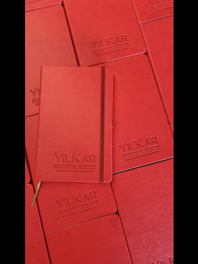 13 x 21 cm Termo Deri Kapaklı Ekonomik Defter 160 Sayfa 60 gr Holmen İç Kağıt Çizgili