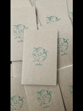 12,5 x 20 cm Kraft Kapak Terzi Dikiş Defter