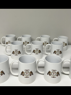 Porselen Süblimasyon Klasik Silindir Promosyon Kupa Bardak - Kutulu