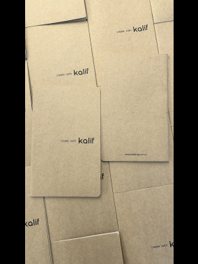 12,5 x 20 cm Kraft Kapak Terzi Dikiş Defter