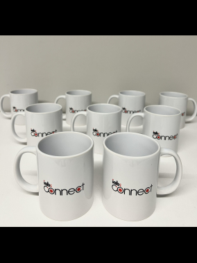 Porselen Süblimasyon Klasik Silindir Promosyon Kupa Bardak - Kutulu