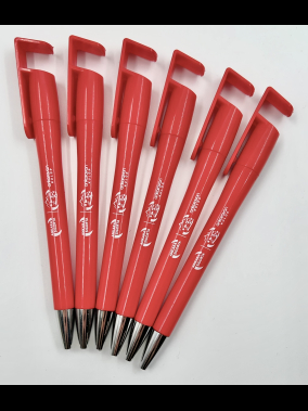 Telefon Standlı Plastik Tükenmez Kalem