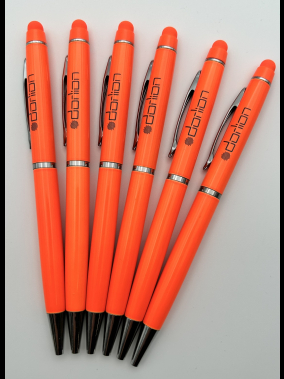 Çevirmeli Metal Dokunmatikli Touchpen Tükenmez Kalem