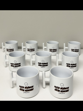 Süblimasyon Porselen T Kupa Bardak - Kutulu