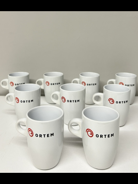 Süblimasyon Porselen Beyaz Latte Promosyon Kupa Bardak - Kutulu