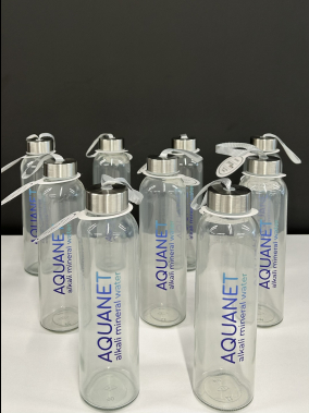 500 ml Cam Matara Şu Şişesi Kılıfsız