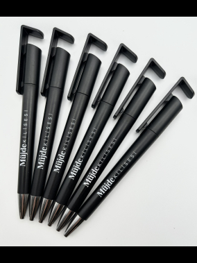 Telefon Standlı  Plastik Tükenmez Kalem