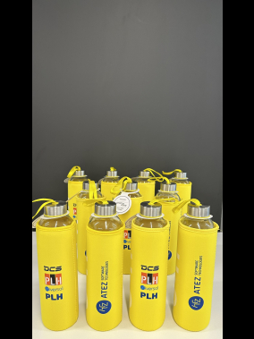 750 ML H2o Kılıflı Cam Matara