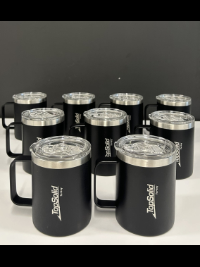 300 ml Geri Dönüştürülmüş Paslanmaz Çelik Termos Kupa - Çift Duvarlı