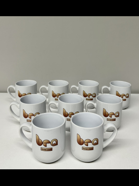 Porselen  Beyaz Bone Promosyon Kupa Bardak - Kutulu