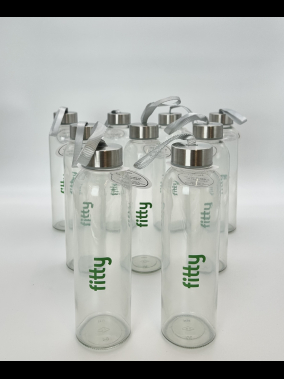 500 ml Cam Matara Şu Şişesi Kılıfsız