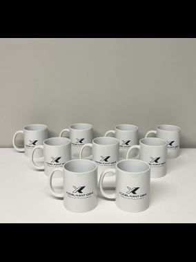 Porselen Süblimasyon Klasik Silindir Promosyon Kupa Bardak - Kutulu