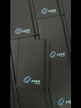 13 x 21 cm Termo PU Sert Kapaklı Tarihsiz Defter, 224 Sayfa, 70 gr Ivory Krem Çizgili İç Kağıt, Esnek Kapak Lastikli, Kalem Tutuculu