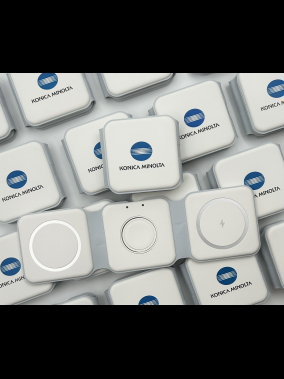 Katlanabilir Çoklu Kablosuz Şarj Standı (15W Hızlı Şarj, ABS + Silikon Gövde, Type-C Girişli)