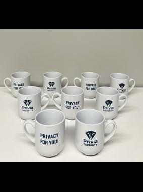 Porselen  Beyaz Bone Promosyon Kupa Bardak - Kutulu