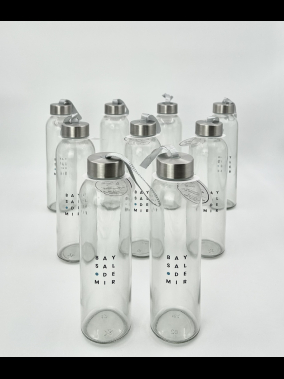 500 ml Cam Matara Şu Şişesi Kılıfsız