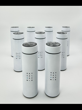 450 ML Isı Derecesi Gösteren Dijital Göstergeli Çelik Termos