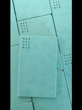 13 x 21 cm Termo PU Sert Kapaklı Tarihsiz Defter, 224 Sayfa, 70 gr Ivory Krem Çizgili İç Kağıt, Esnek Kapak Lastikli, Kalem Tutuculu