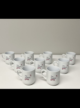 Porselen  Beyaz Bone Promosyon Kupa Bardak - Kutulu