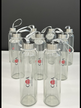 500 ml Cam Matara Şu Şişesi Kılıfsız