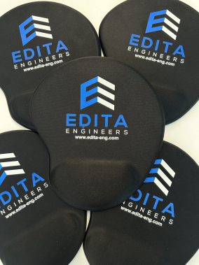 Addison 300152 Siyah Bileklikli Ekstra Kauçuk Kaplamalı Mouse Pad