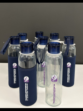 500ml Kılıflı Geri Dönüştürülmüş Cam Su Şişesi