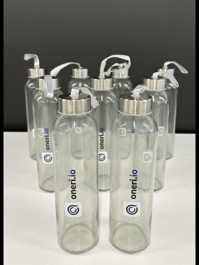 500 ml Cam Matara Şu Şişesi Kılıfsız