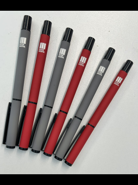 Kapaklı Rubber Gövde Metal Roller Kalem