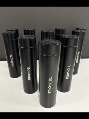 450 ML Isı Derecesi Gösteren Dijital Göstergeli Çelik Termos