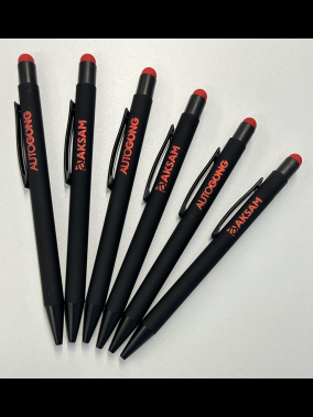 Rubber Gövde Metal Dokunmatik Kalem