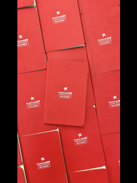 9 x 14 cm Yumuşak Termo Deri Kapaklı Cep Boy Tarihsiz Defter 80 Sayfa 80 gr Ivory Krem Çizgili