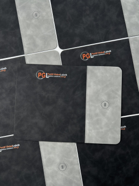 Wireless Kablosuz Şarj Özellikli Deri Mouse Pad