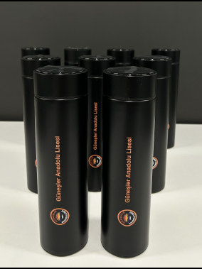 450 ML Isı Derecesi Gösteren Dijital Göstergeli Çelik Termos