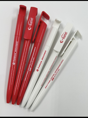 Çevirmeli Telefon Standlı Plastik Tükenmez Kalem